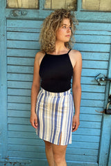 Spódnica mini Naomi Blue Stripes